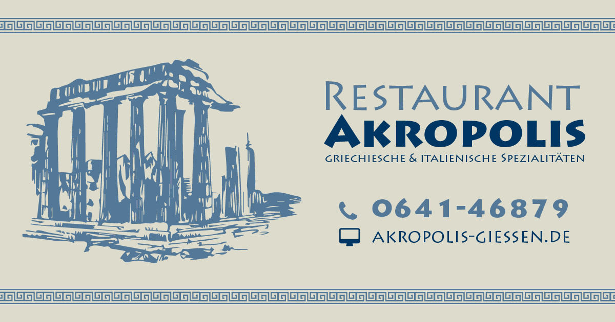 griechische & italienische Spezialitäten in Gießen - Restaurant Akropolis